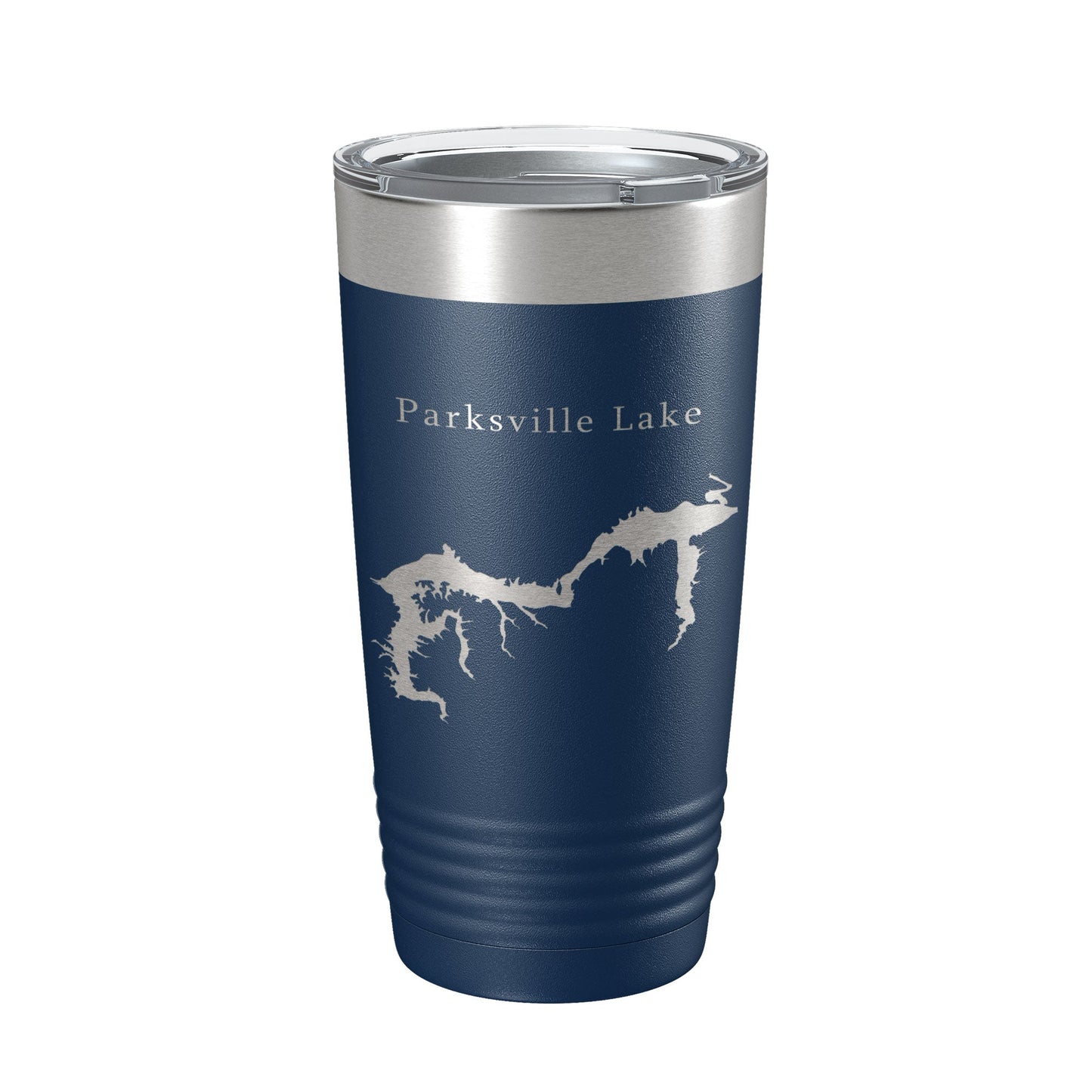 Parksville Lake Map Tumbler Travel Mug Insulated Laser Engraved Coffee Cup Tennessee 20 oz-2