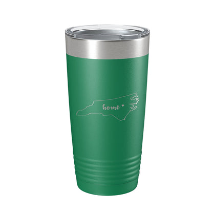 North Carolina Tumbler Home State Travel Mug Insulated Laser Engraved Map Coffee Cup 20 oz-9