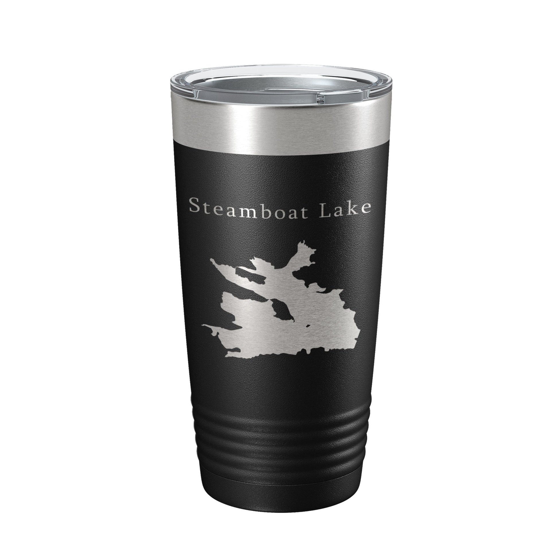 Steamboat Lake Map Tumbler Travel Mug Insulated Laser Engraved Coffee Cup Colorado 20 oz-5
