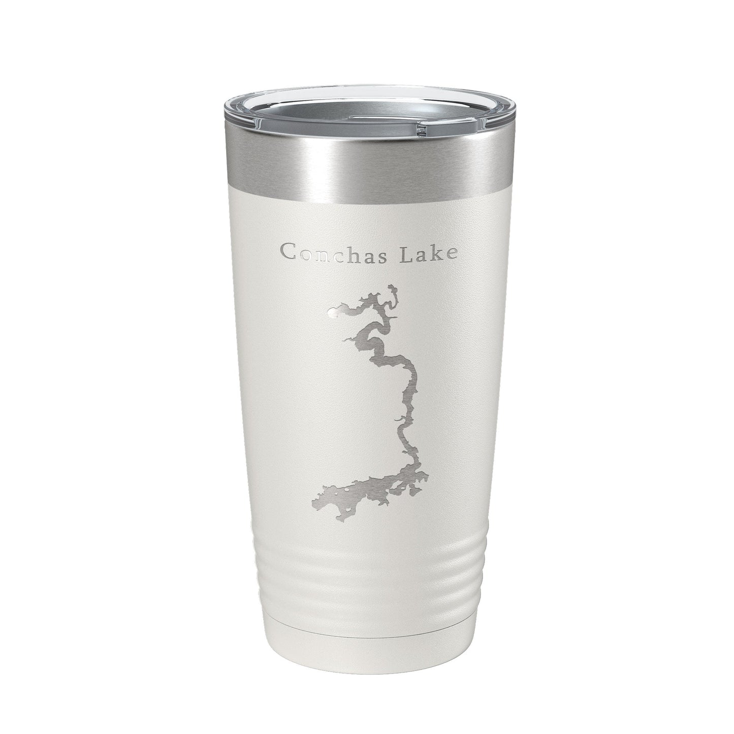 Conchas Lake Map Tumbler Travel Mug Insulated Laser Engraved Coffee Cup New Mexico 20 oz-7