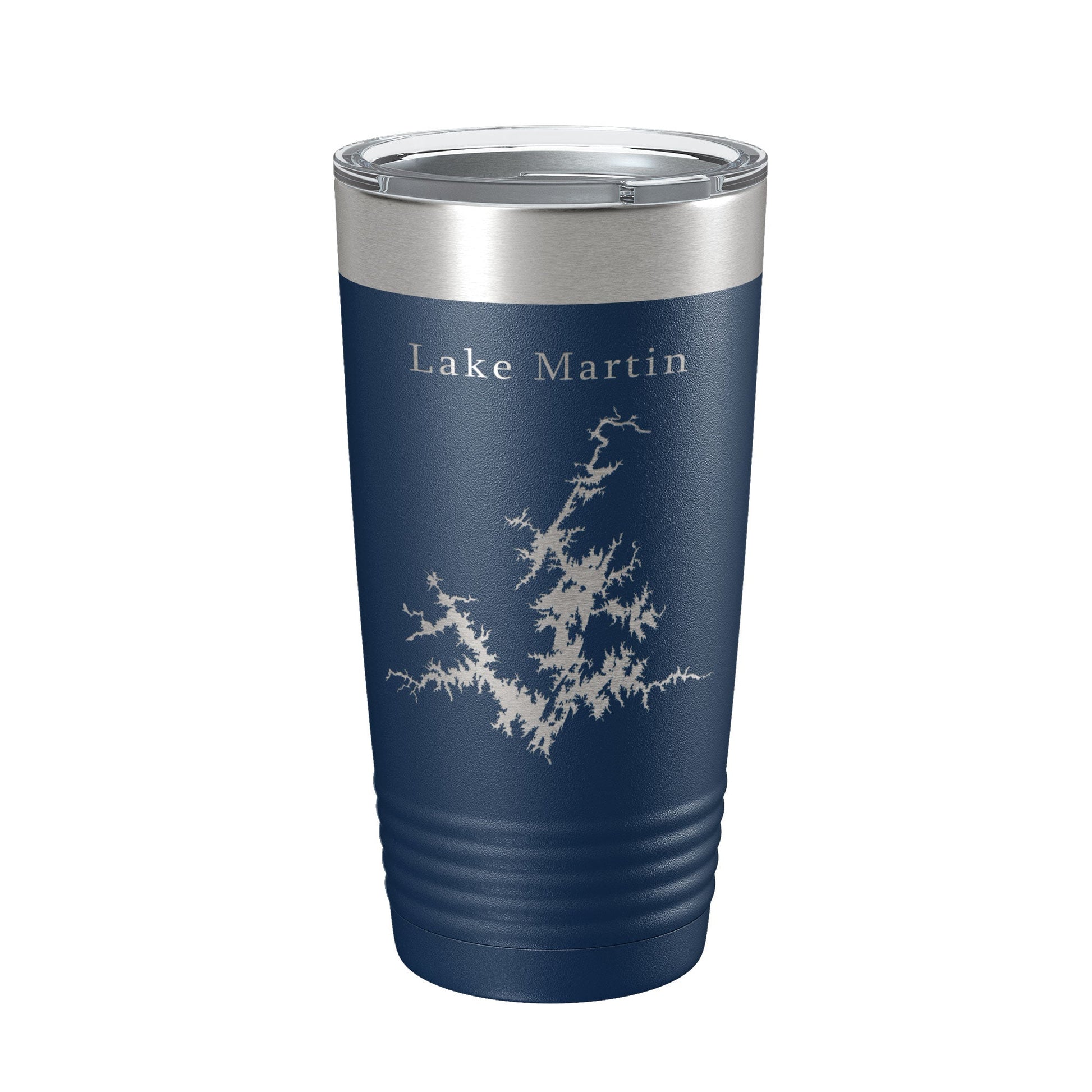 Lake Martin Map Tumbler Travel Mug Insulated Laser Engraved Coffee Cup Alabama 20 oz-2