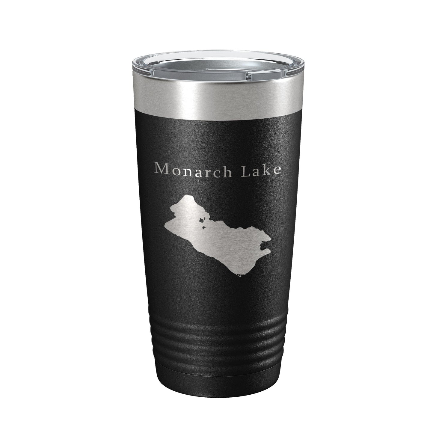 Monarch Lake Map Tumbler Travel Mug Insulated Laser Engraved Coffee Cup Colorado 20 oz-5