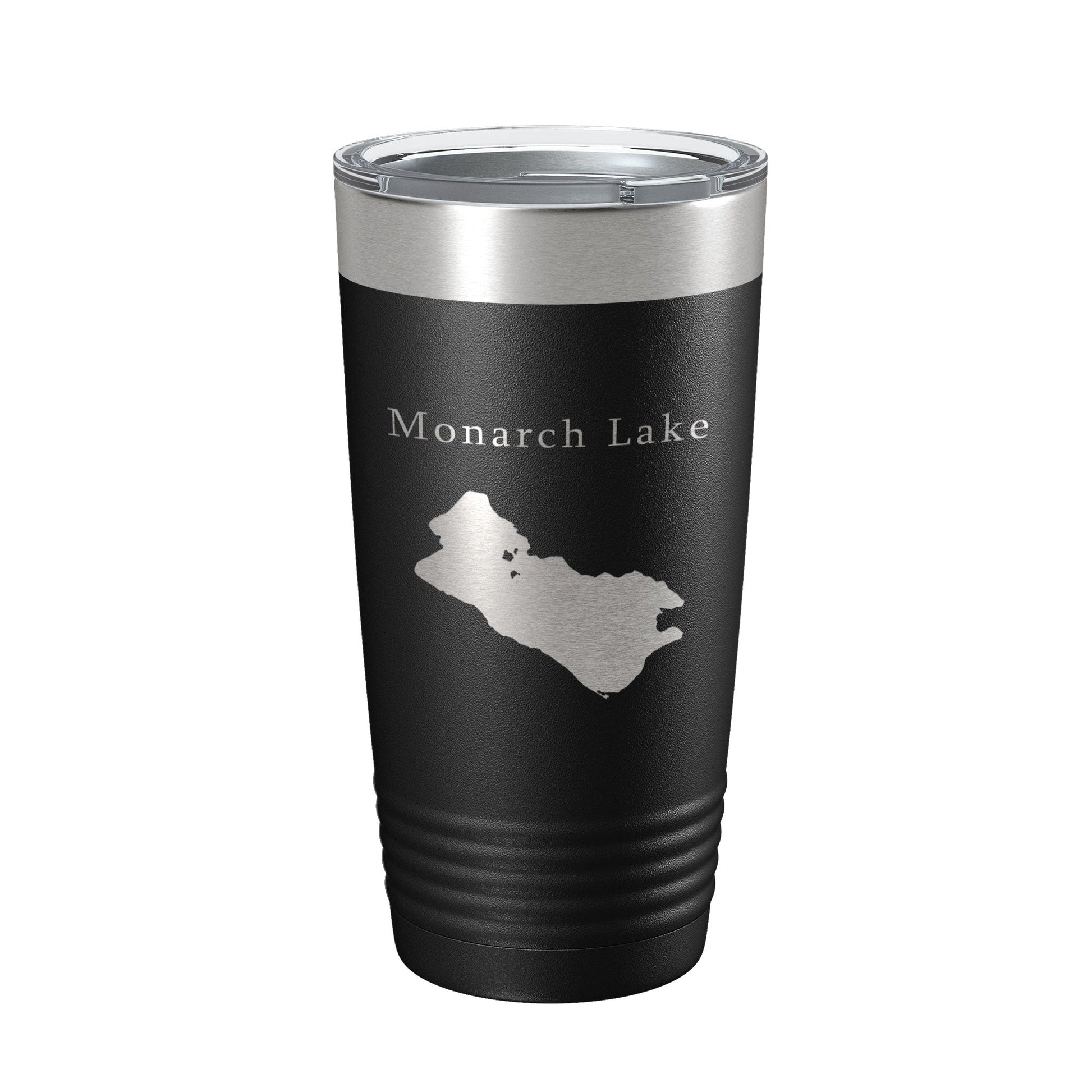 Monarch Lake Map Tumbler Travel Mug Insulated Laser Engraved Coffee Cup Colorado 20 oz-5