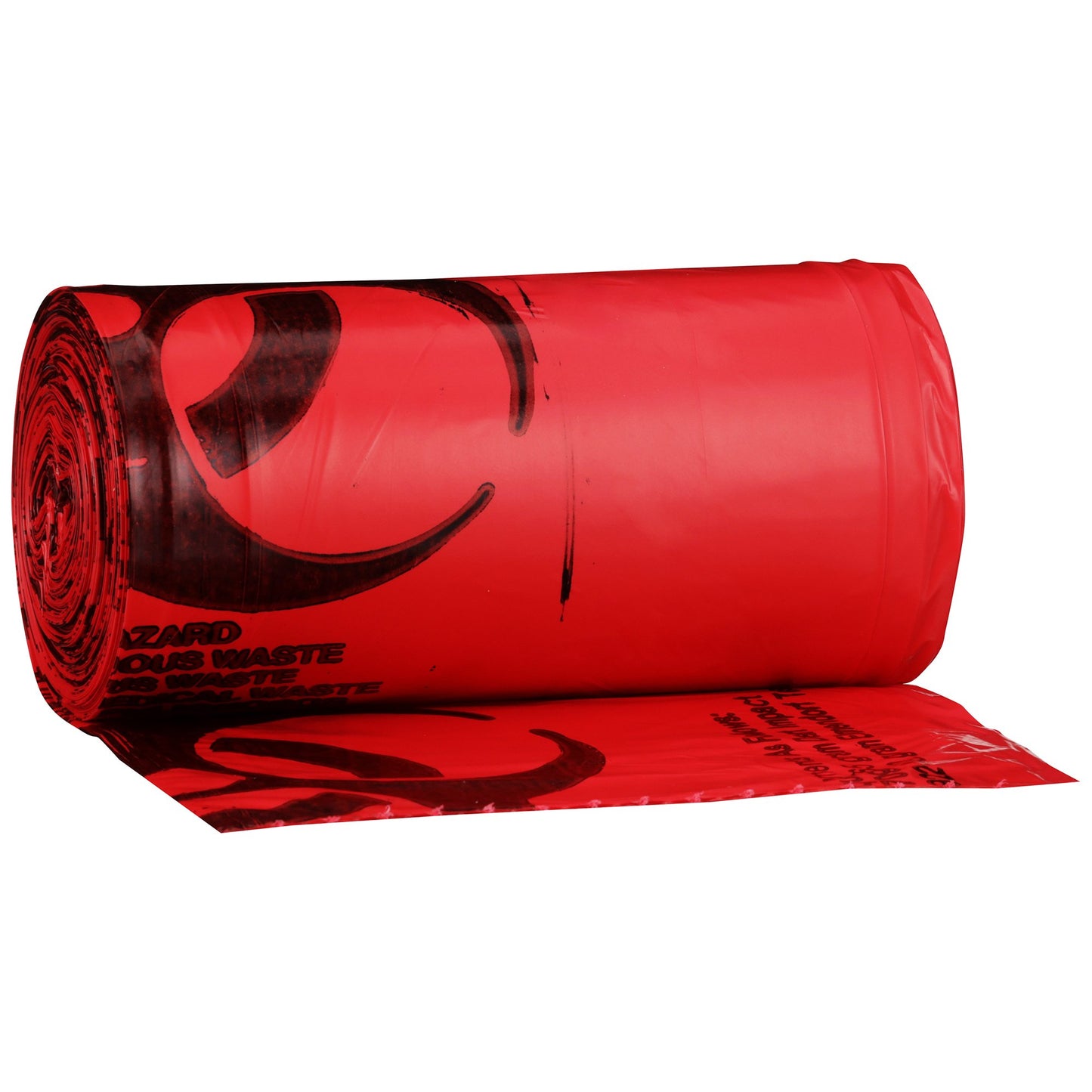 Biohazard Waste Bag McKesson 10 to 15 gal. Red Polyethylene 24 X 32 Inch