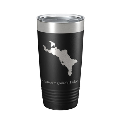Caucomgomoc Lake Map Tumbler Travel Mug Insulated Laser Engraved Coffee Cup Maine 20 oz-5