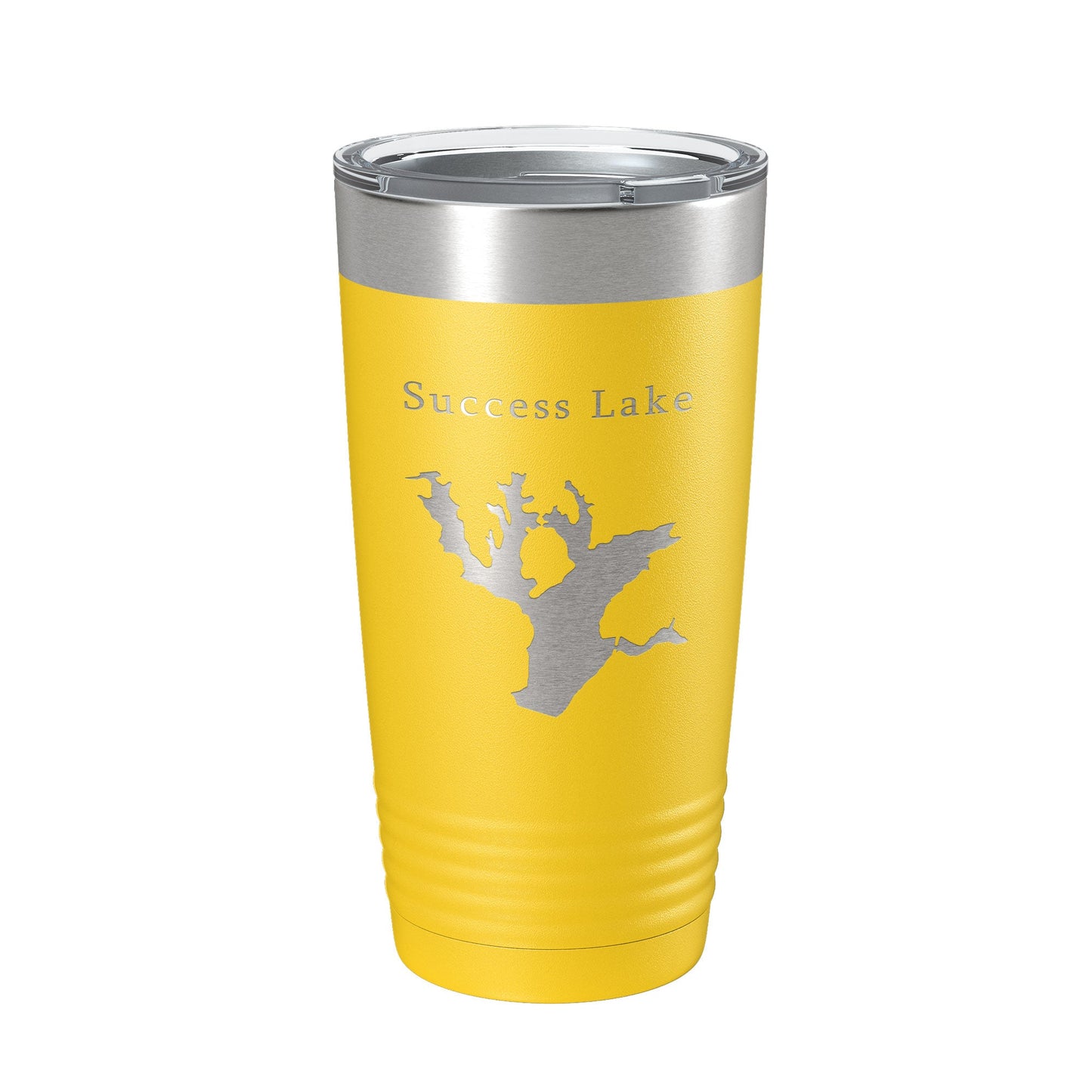 Success Lake Map Tumbler Travel Mug Insulated Laser Engraved Coffee Cup California 20 oz-4