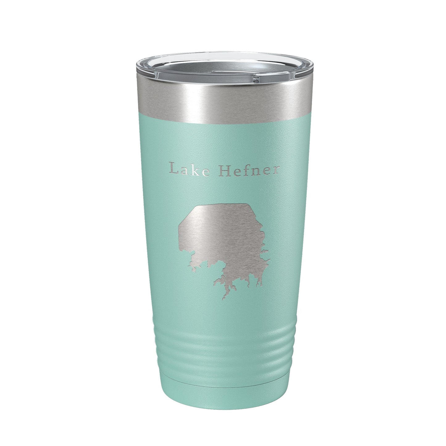 Lake Hefner Map Tumbler Travel Mug Insulated Laser Engraved Coffee Cup Oklahoma 20 oz-12