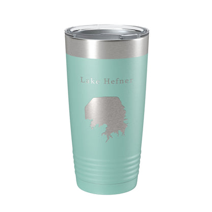 Lake Hefner Map Tumbler Travel Mug Insulated Laser Engraved Coffee Cup Oklahoma 20 oz-12