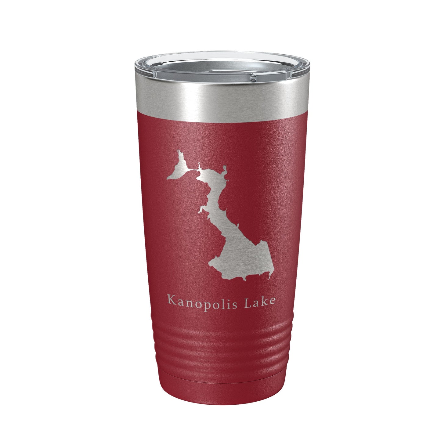 Kanopolis Lake Map Tumbler Travel Mug Insulated Laser Engraved Coffee Cup Kansas 20 oz-18