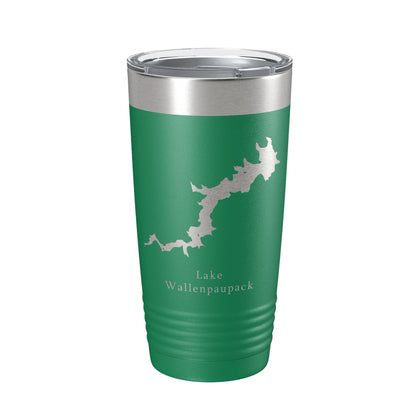 Lake Wallenpaupack Map Tumbler Travel Mug Insulated Laser Engraved Coffee Cup Pennsylvania 20 oz-9