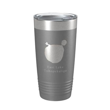East Lake Tohopekaliga Map Tumbler Travel Mug Insulated Laser Engraved Coffee Cup Florida 20 oz-16