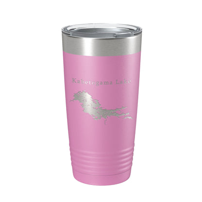 Kabetogama Lake Map Tumbler Travel Mug Insulated Laser Engraved Coffee Cup Minnesota 20 oz-14