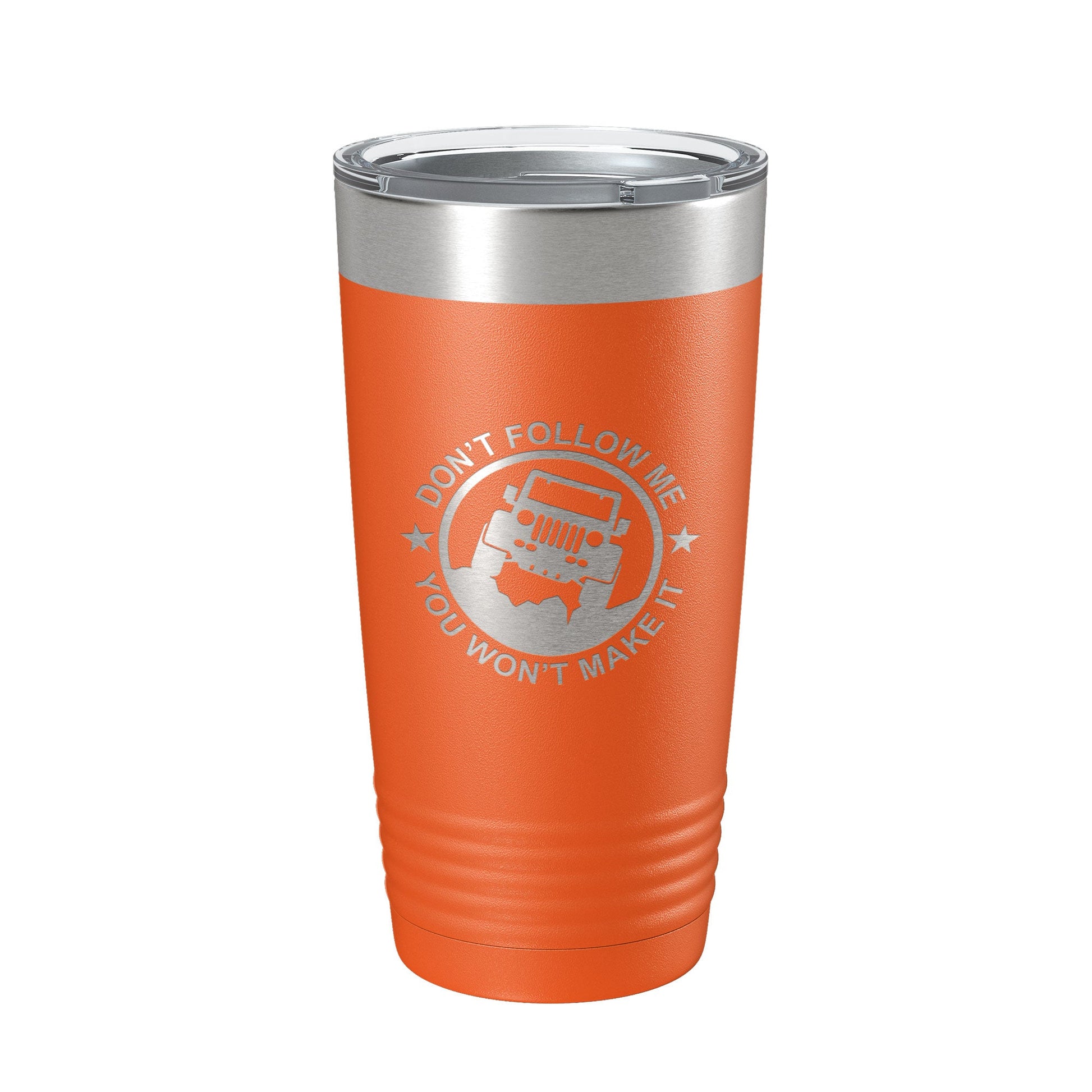 Offroading Tumbler Don't Follow Me Travel Mug Insulated Laser Engraved Coffee Cup Mudding Gift 20 oz-4