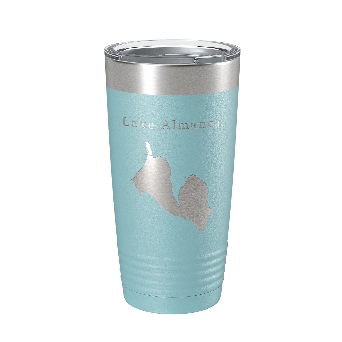 Lake Almanor Map Tumbler Travel Mug Insulated Laser Engraved Coffee Cup California 20 oz-13