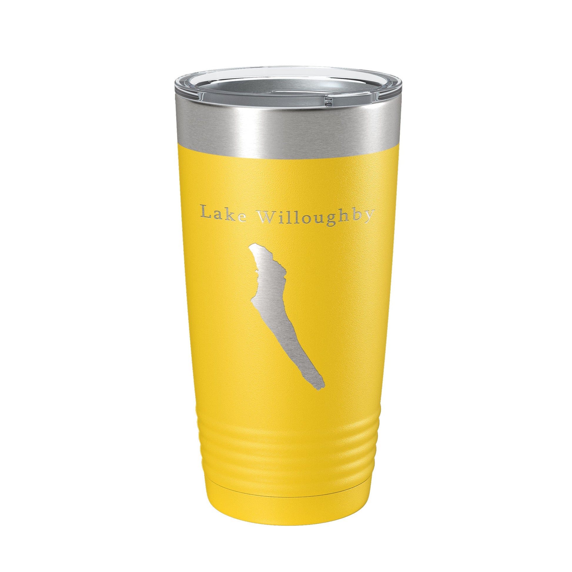 Lake Willoughby Map Tumbler Travel Mug Insulated Laser Engraved Coffee Cup Vermont 20 oz-4