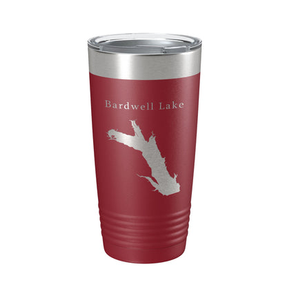 Bardwell Lake Map Tumbler Travel Mug Insulated Laser Engraved Coffee Cup Texas 20 oz-18