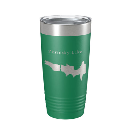 Zorinsky Lake Map Tumbler Travel Mug Insulated Laser Engraved Coffee Cup Edward Omaha Nebraska 20 oz-9