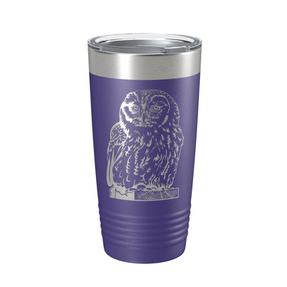Owl Tumbler Travel Mug Insulated Laser Engraved Coffee Cup Owl Lover Gift Bird 20 oz-15