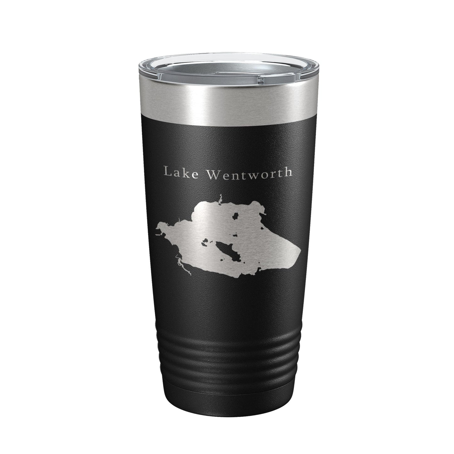 Lake Wentworth Map Tumbler Travel Mug Insulated Laser Engraved Coffee Cup New Hampshire 20 oz-5