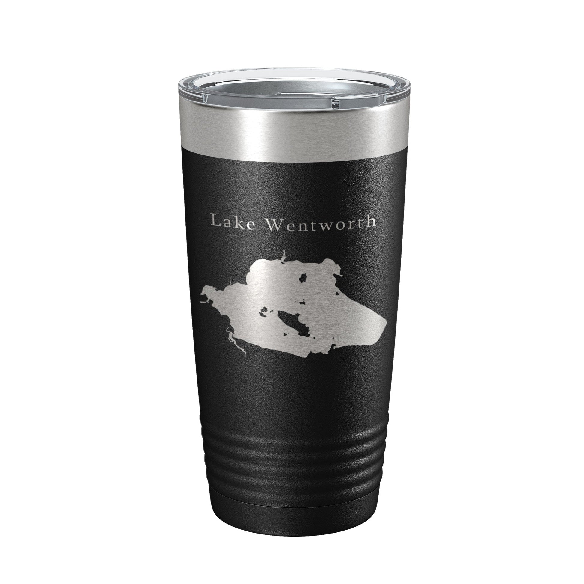 Lake Wentworth Map Tumbler Travel Mug Insulated Laser Engraved Coffee Cup New Hampshire 20 oz-5