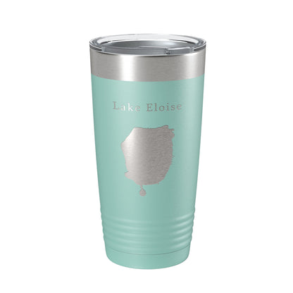 Lake Eloise Map Tumbler Travel Mug Insulated Laser Engraved Coffee Cup Florida 20 oz-12
