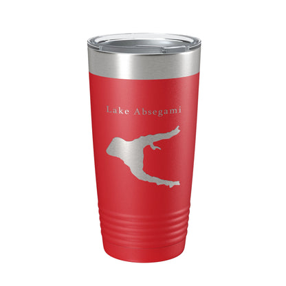 Lake Absegami Map Tumbler Travel Mug Insulated Laser Engraved Coffee Cup New Jersey 20 oz-10
