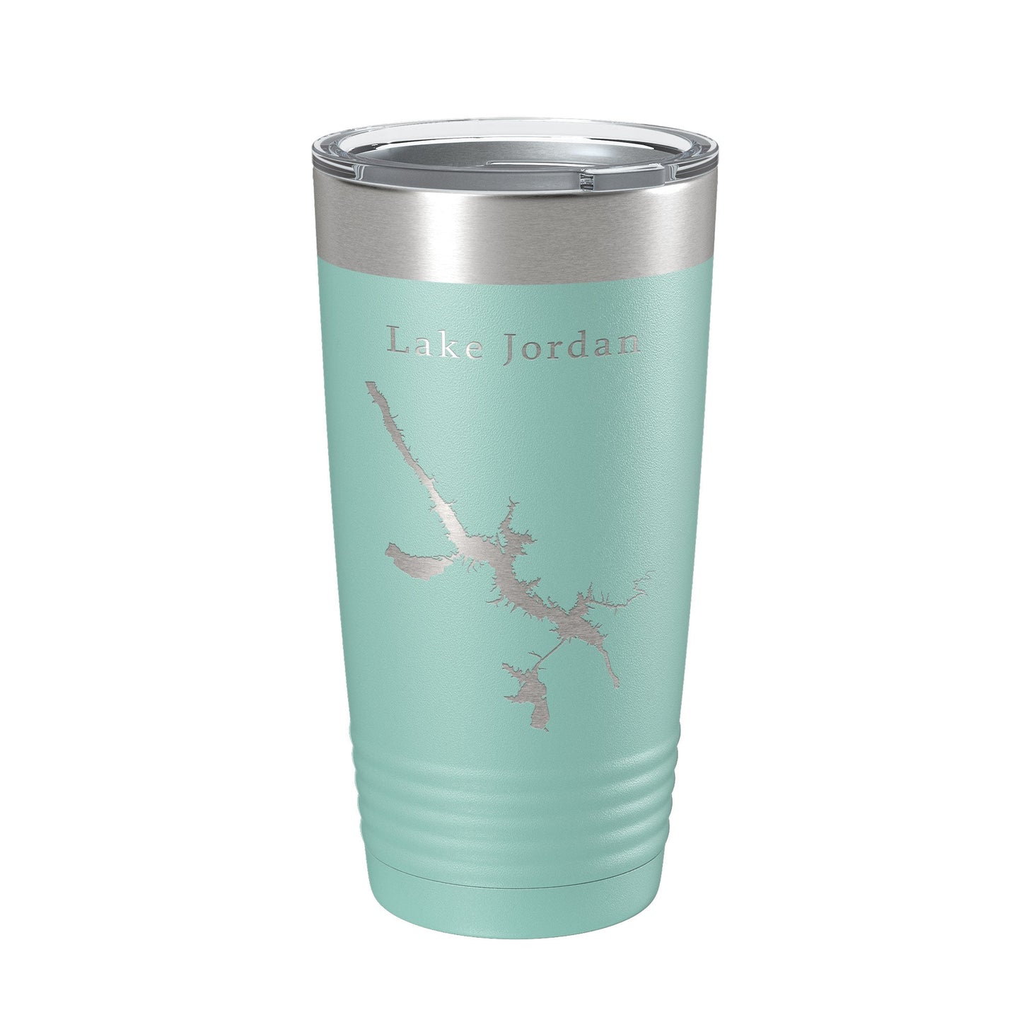 Lake Jordan Map Tumbler Travel Mug Insulated Laser Engraved Coffee Cup Alabama 20 oz-12