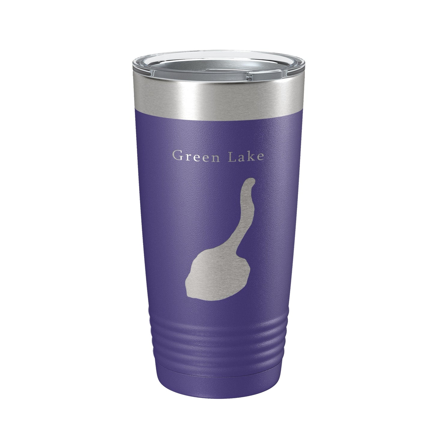 Green Lake Map Tumbler Travel Mug Insulated Laser Engraved Coffee Cup New York 20 oz-15