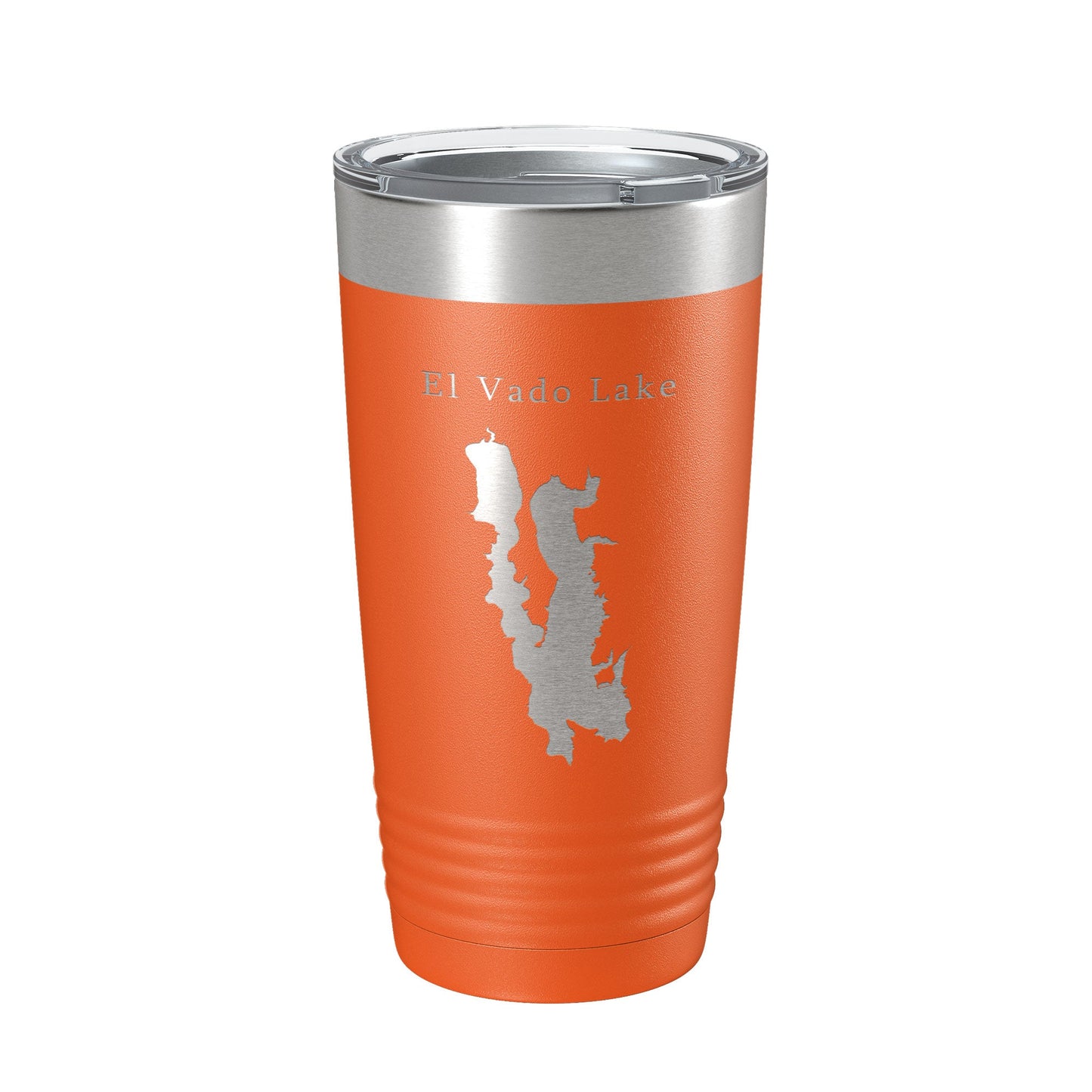 El Vado Lake Map Tumbler Travel Mug Insulated Laser Engraved Coffee Cup New Mexico 20 oz-17