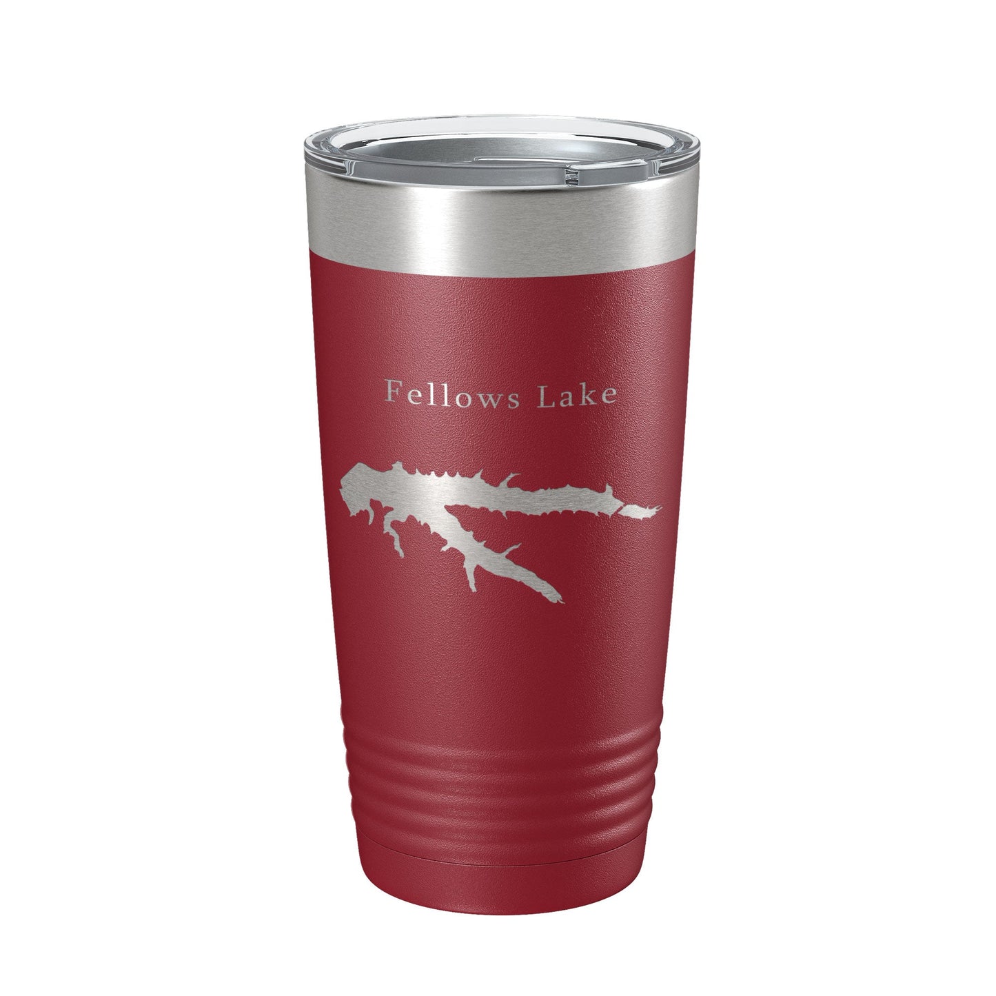Fellows Lake Map Tumbler Travel Mug Insulated Laser Engraved Coffee Cup Missouri 20 oz-18