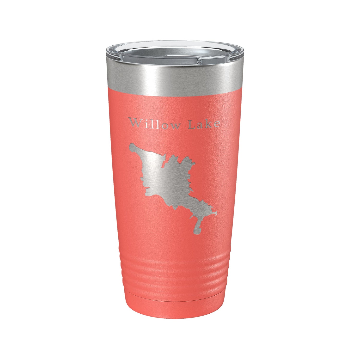 Willow Creek Lake Map Tumbler Travel Mug Insulated Laser Engraved Coffee Cup Arizona 20 oz-20