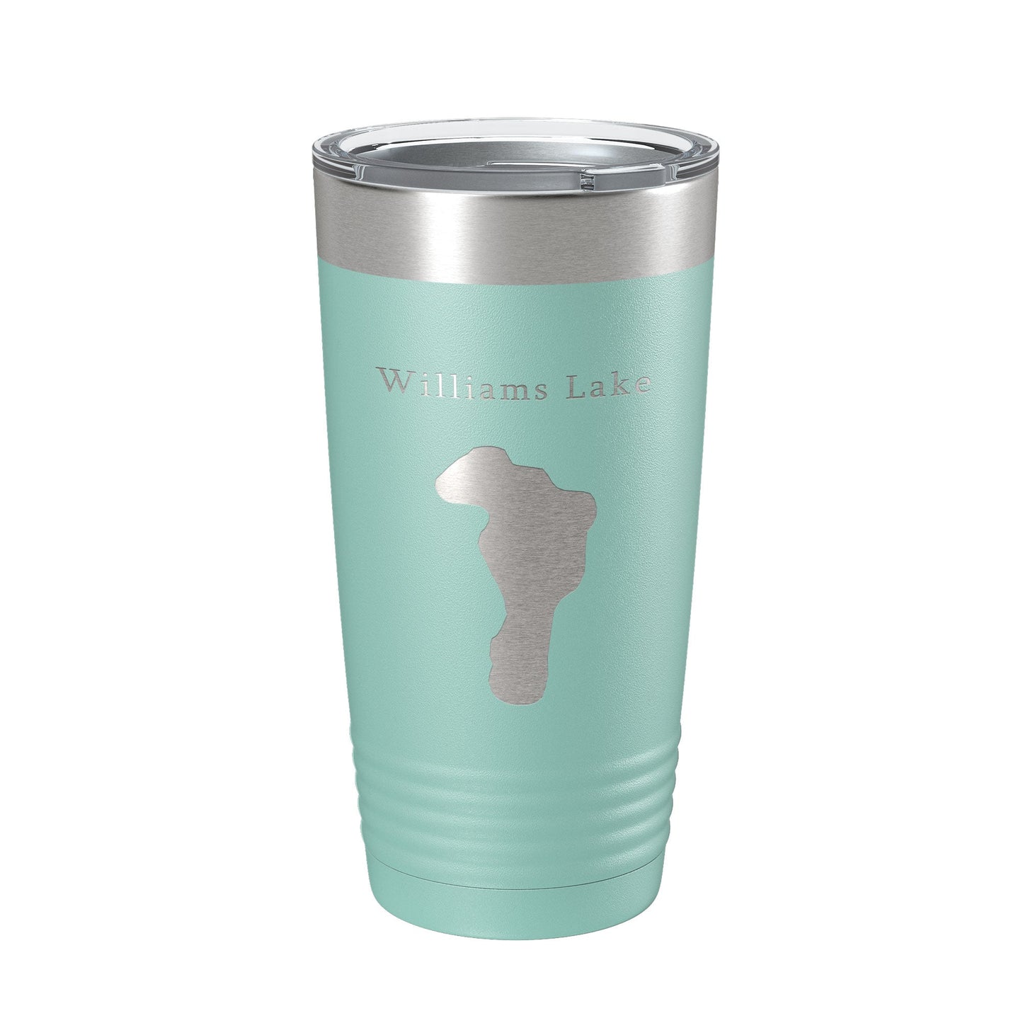 Williams Lake Map Tumbler Travel Mug Insulated Laser Engraved Coffee Cup New Mexico 20 oz-12