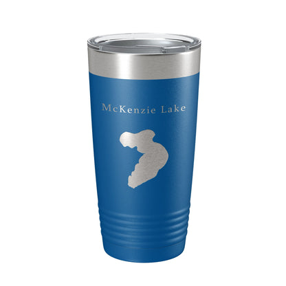McKenzie Lake Map Tumbler Travel Mug Insulated Laser Engraved Coffee Cup Wisconsin 20 oz-6