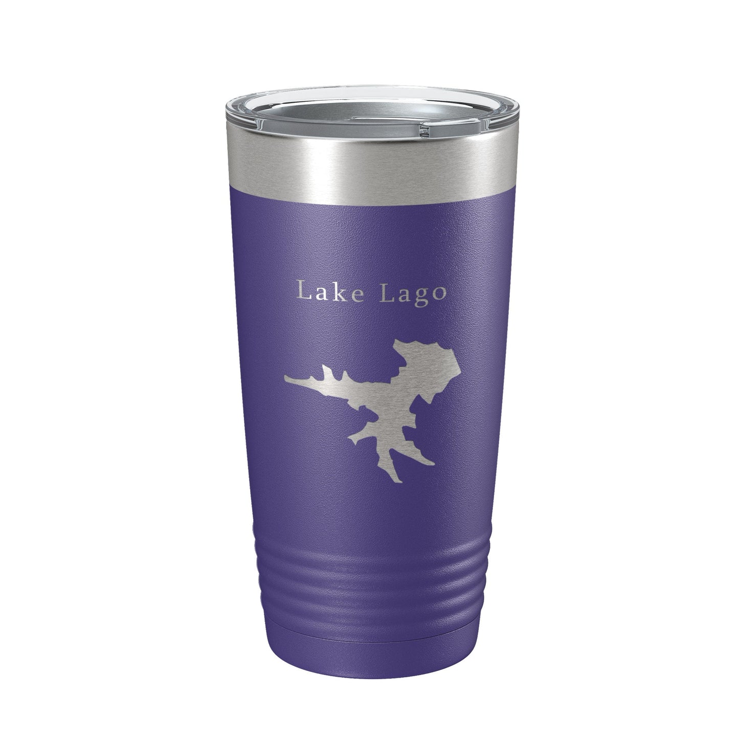 Lake Lago Map Tumbler Travel Mug Insulated Laser Engraved Coffee Cup Hot Springs Village Arkansas 20 oz-15