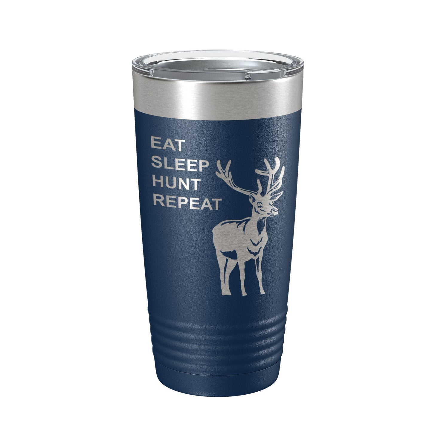 Deer Hunter Tumbler Eat Sleep Hunt Repeat Travel Mug Deer Hunting Insulated Laser Engraved Coffee Cup Gift 20 oz-8