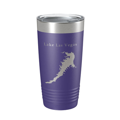 Lake Las Vegas Map Tumbler Travel Mug Insulated Laser Engraved Coffee Cup Nevada 20 oz-15
