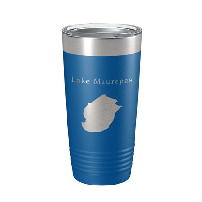 Lake Maurepas Map Tumbler Travel Mug Insulated Laser Engraved Coffee Cup Louisiana 20 oz-6