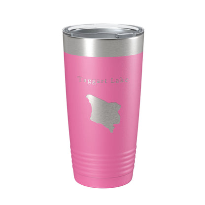 Taggart Lake Map Tumbler Travel Mug Insulated Laser Engraved Coffee Cup Wyoming 20 oz-11