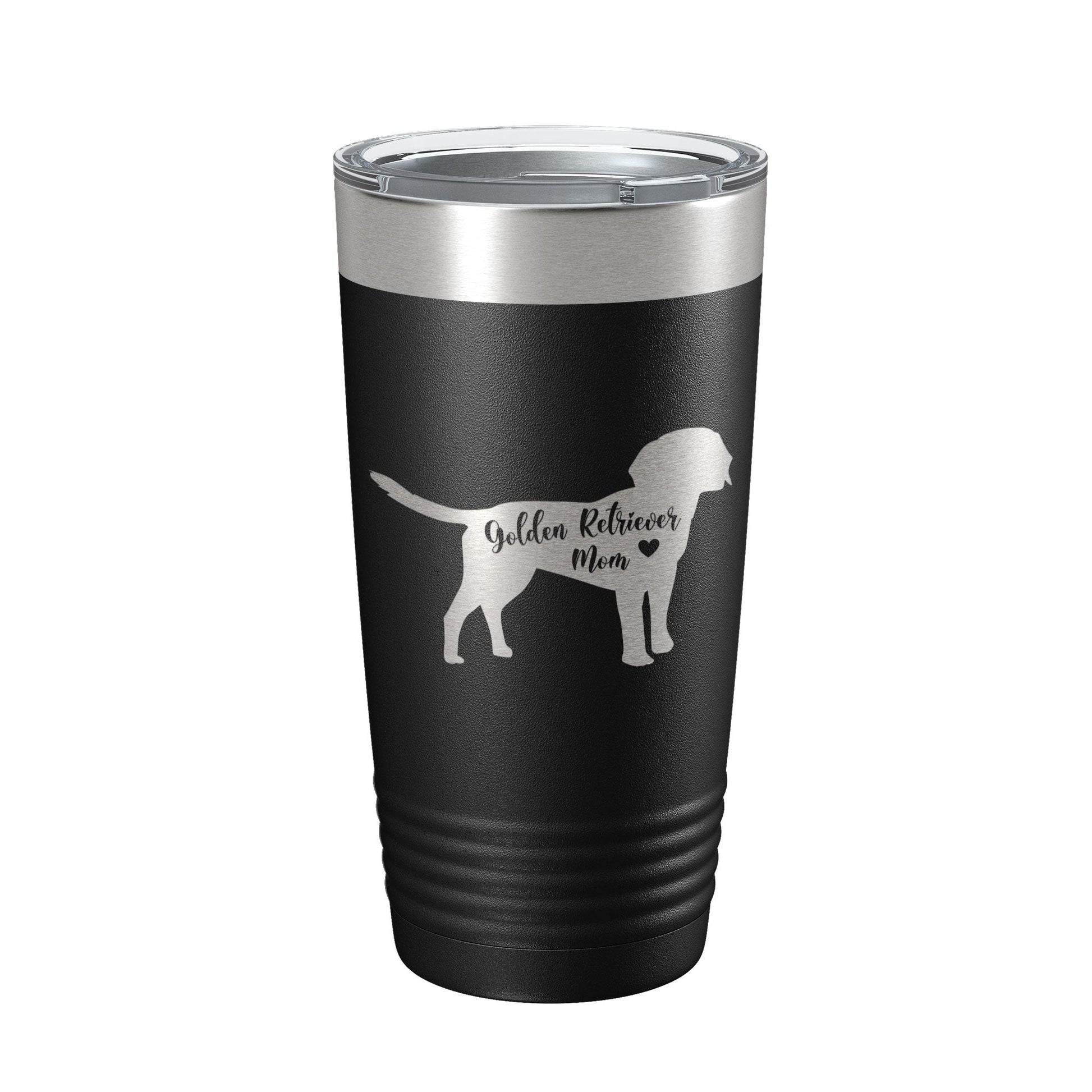 Golden Retriever Mom Tumbler Dog Travel Mug Gift Insulated Laser Engraved Coffee Cup 20 oz-0