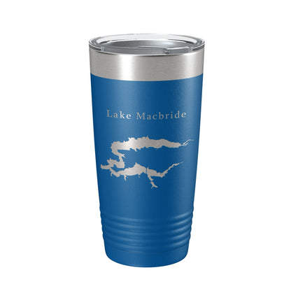 Lake Macbride Map Tumbler Travel Mug Insulated Laser Engraved Coffee Cup Iowa 20 oz-6