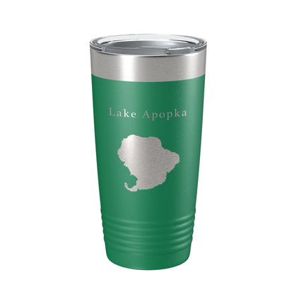 Lake Apopka Map Tumbler Travel Mug Insulated Laser Engraved Coffee Cup Florida 20 oz-9