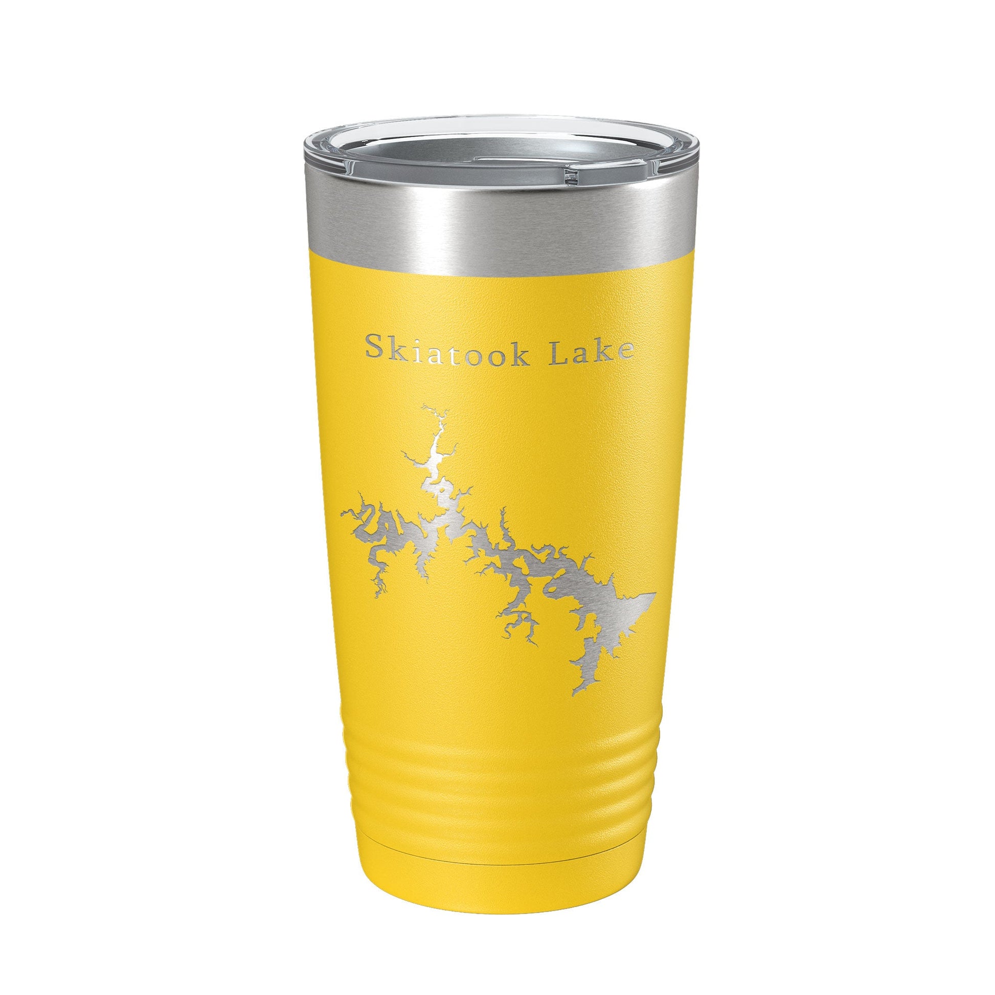 Skiatook Lake Map Tumbler Travel Mug Insulated Laser Engraved Coffee Cup Oklahoma 20 oz-4