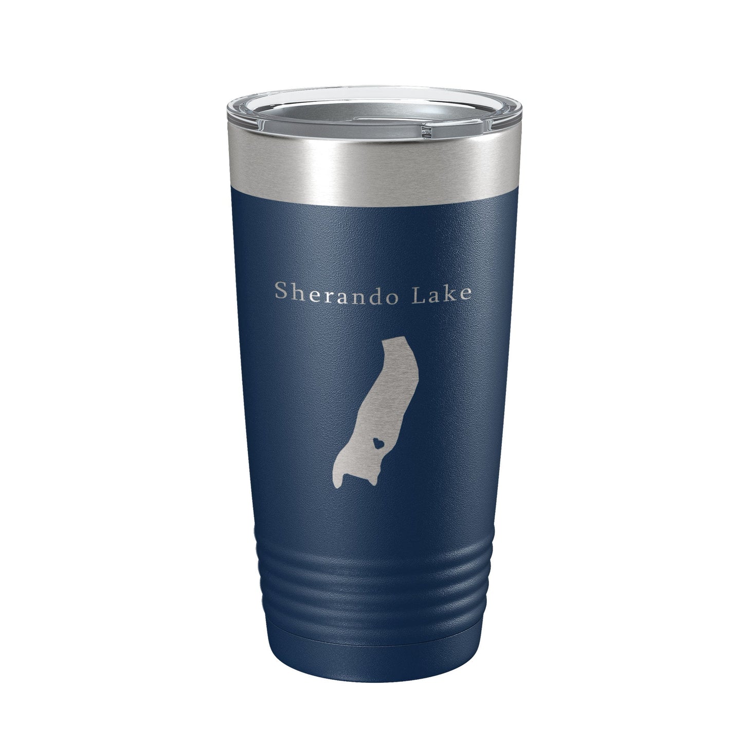 Sherando Lake Map Tumbler Travel Mug Insulated Laser Engraved Coffee Cup Virginia 20 oz-2