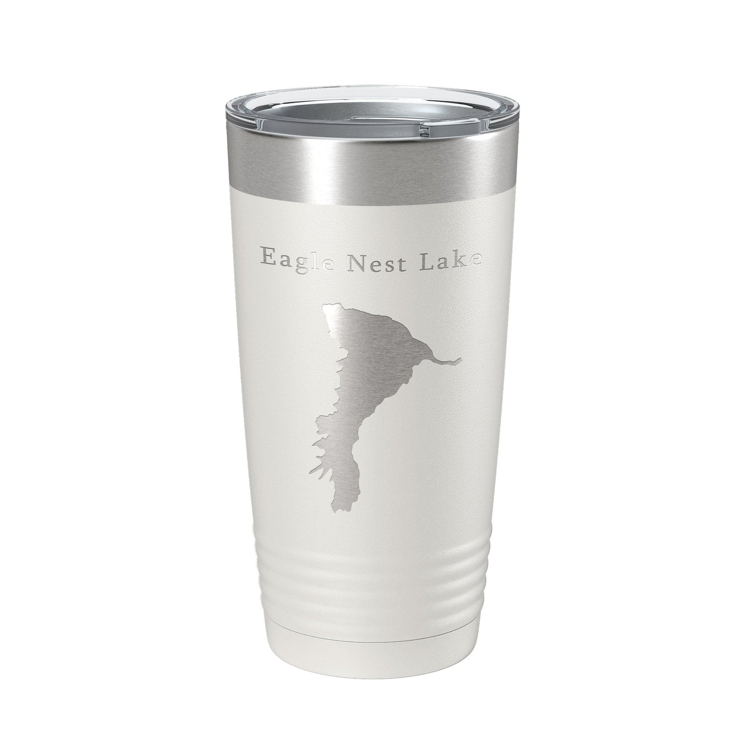 Eagle Nest Lake Map Tumbler Travel Mug Insulated Laser Engraved Coffee Cup New Mexico 20 oz-7