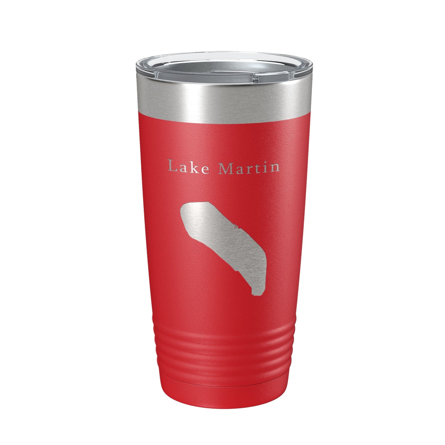 Lake Martin Map Tumbler Travel Mug Insulated Laser Engraved Coffee Cup Louisiana 20 oz-10