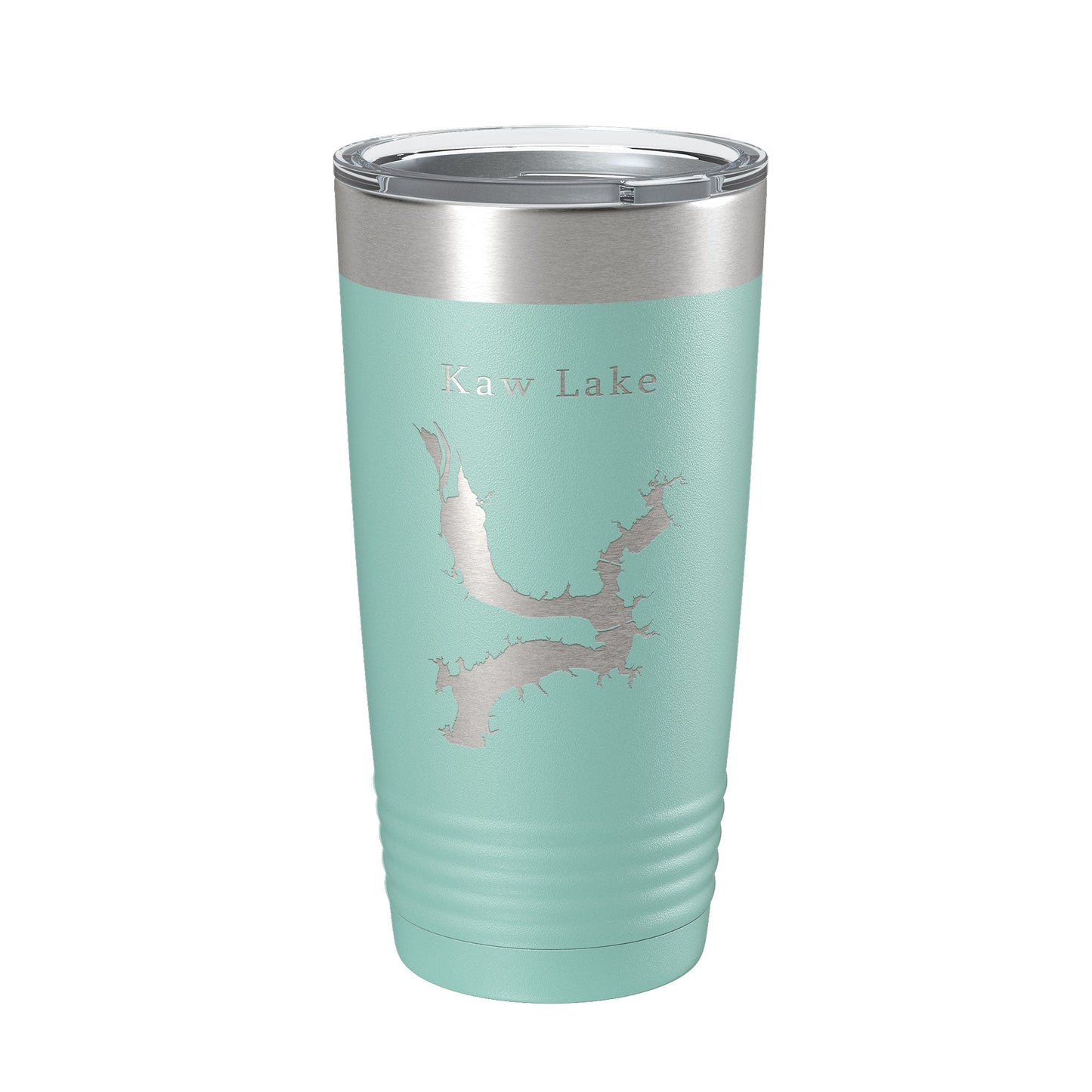 Kaw Lake Map Tumbler Travel Mug Insulated Laser Engraved Coffee Cup Oklahoma 20 oz-12