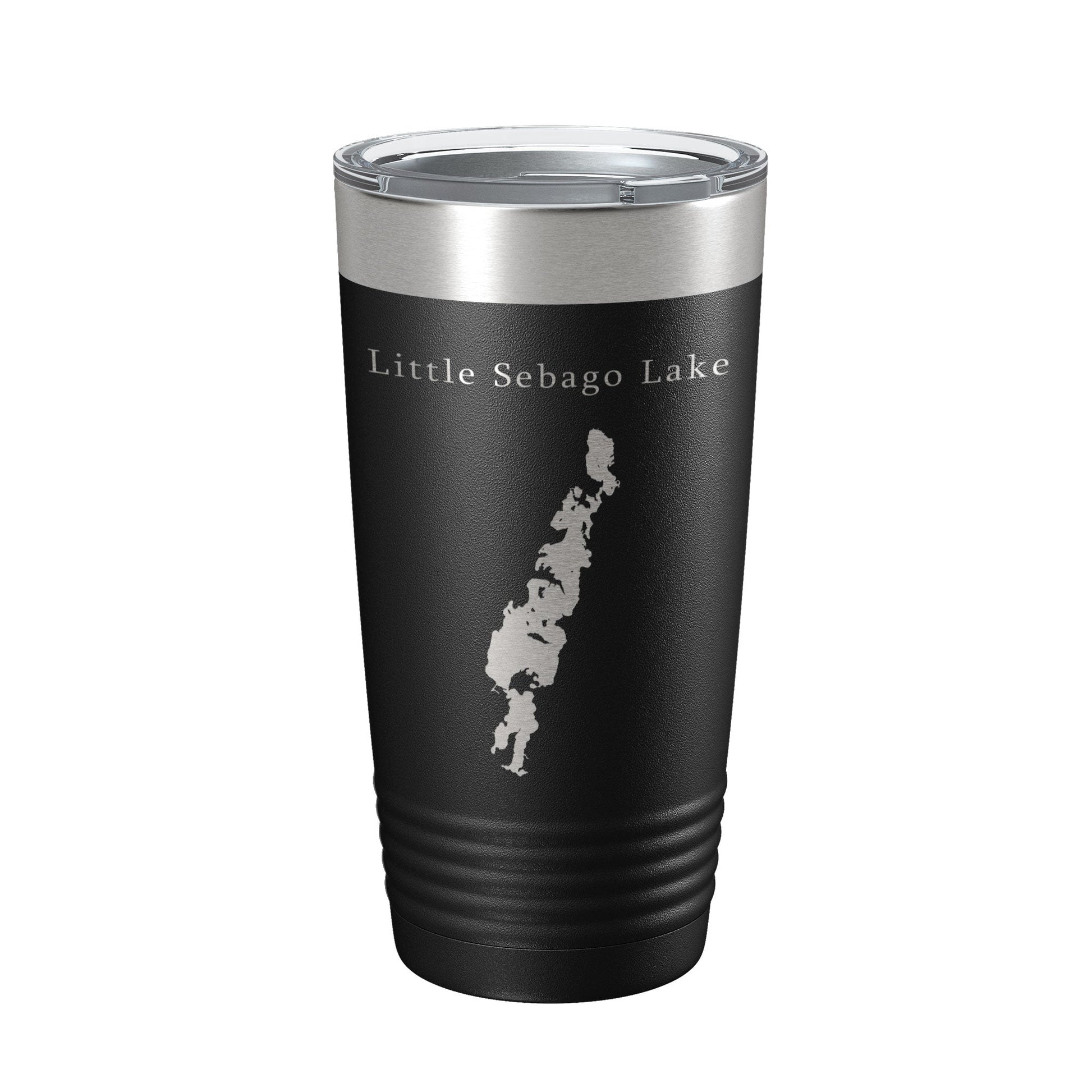 Little Sebago Lake Map Tumbler Travel Mug Insulated Laser Engraved Coffee Cup Maine 20 oz-5