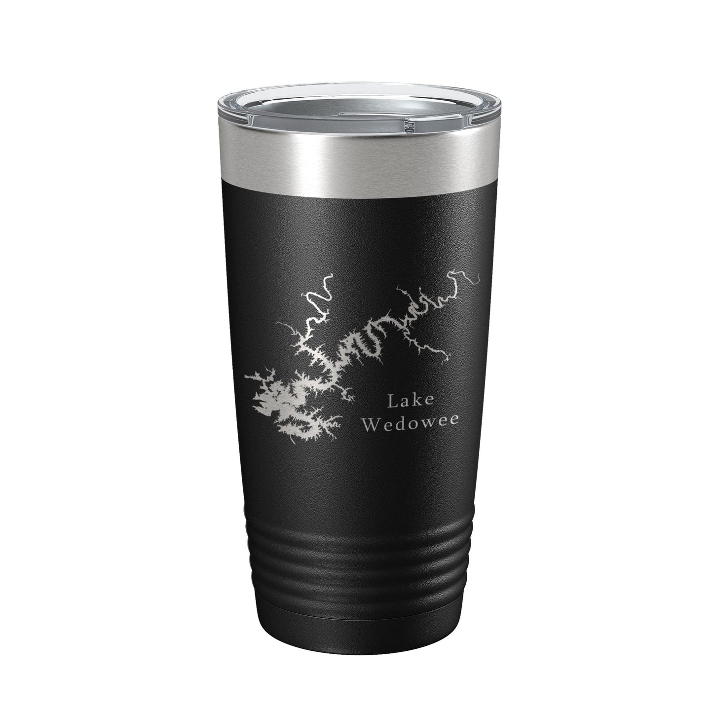 Lake Wedowee RL Harris Map Tumbler Travel Mug Insulated Laser Engraved Coffee Cup Alabama 20 oz-0