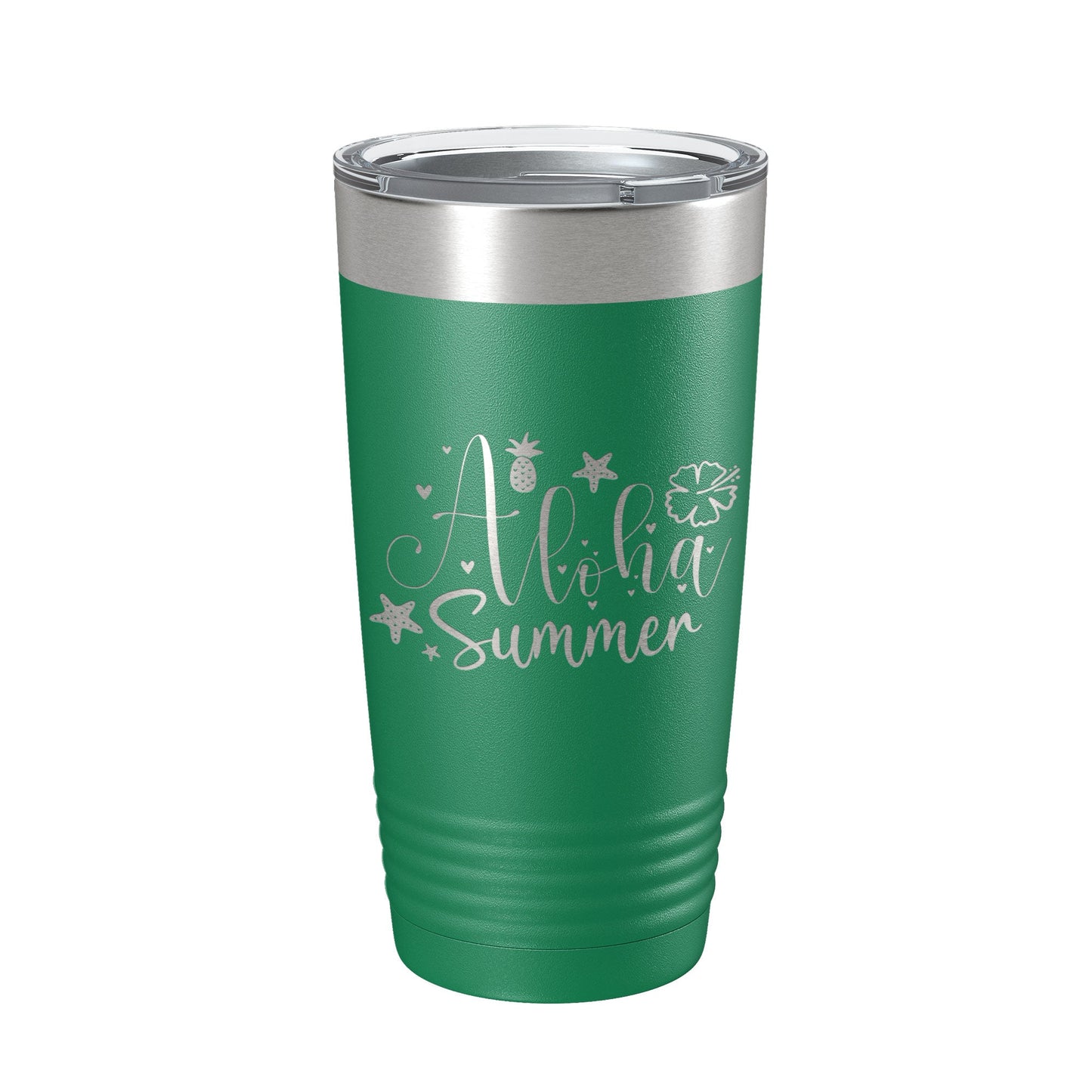 Aloha Summer Tumbler Travel Mug Insulated Laser Engraved Coffee Cup 20 oz-9