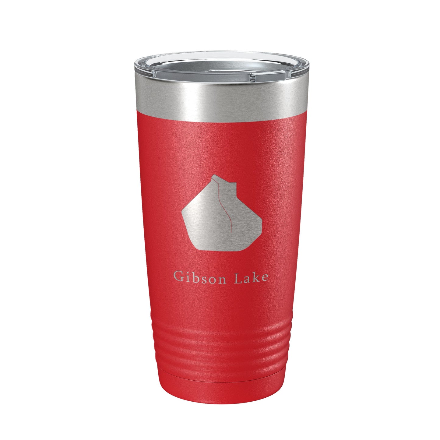 Gibson Lake Map Tumbler Travel Mug Insulated Laser Engraved Coffee Cup Indiana 20 oz-10